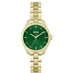 BOSS für Damen. 1502729 Salbeigrüne Uhr (OSFA), Lässig, Armbänder, Rostfreier Stahl