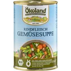 Ökoland Rindfleisch Gemüsesuppe bio