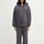 The North Face Unisex Essential Oversize Full Zip Hoodie Jacke, Anthracite Grey, S