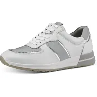 TAMARIS Damen Low Sneaker Low Top 1-23782-30 Weiß 192 WHT/Silver Gla... 41