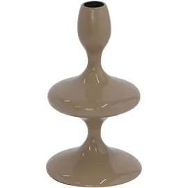 Mirrors and More Stabkerzenhalter Laureen Metall Beige