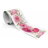 Muralo Selbstklebende Bordüre Rosa 10 cm x 300 cm