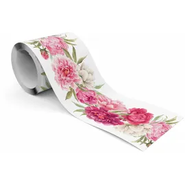 Muralo Selbstklebende Bordüre Rosa 10 cm x 300 cm
