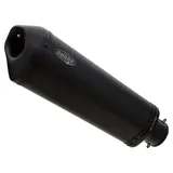 Shark exhaust DSX-10 Edelstahl beschichtet schwarz-matt, schwarz