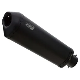 Shark exhaust DSX-10 Edelstahl beschichtet schwarz-matt, schwarz