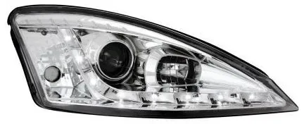 Kristall-Scheinwerfer DEVIL EYES für Ford Focus (98–01) - Chrom