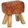 KADIMA DESIGN Sitzhocker Echtleder 40 x 48 x 27 cm Braun