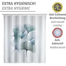 Wenko Duschvorhang Ginkgo 180 x 200 cm mehrfarbig