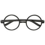 Partystrolche Kostüm Harry Potter Brillen-Set, 4 Brillen als Mitgebsel für Kindergeburtstag, Kunststoff-Brille schwarz