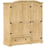 vidaXL Kleiderschrank Corona 151,5 x 170 x 52 cm Braun