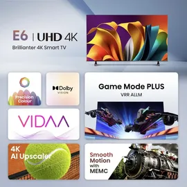 Hisense 65E6NT 65 Zoll 4K UHD Smart TV