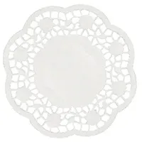 Papstar Teller- und Tassendeckchen rund Ø 10 cm weiss