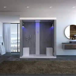 Piùesse +170 - Dampfdusche Sondergröße / Größe auf Anfrage