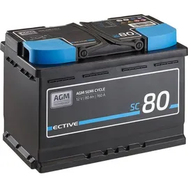Ective Semi Cycle 80Ah 12V