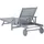 vidaXL Sonnenliege 200 x 68 x 86 cm Grau
