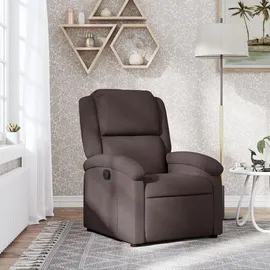vidaXL Relaxsessel 86,5 x 99,5 x 86,5 cm Dunkelbraun mit Liegefunktion
