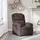 vidaXL Relaxsessel 86,5 x 99,5 x 86,5 cm Dunkelbraun mit Liegefunktion