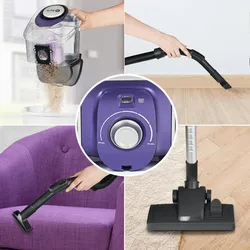 Balter Home BALTER Orion X3 Staubsauger, Bodenstaubsauger Beutellos, Saugkraft-Regulierung, mehrstufiger Filter, Zyklon, 800W, 3.5L Staubbehälter, Lila