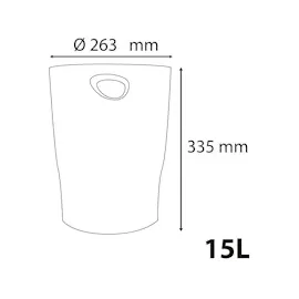 Exacompta 453505D 8x Ecobin, NeoDeco Farben sortiert