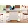 PRO.COM Esstisch PAMELA, ausziehbar, Weiß Hochglanz 160 x 80 cm - ausziehbar