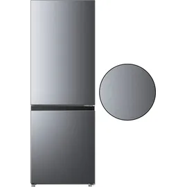 Hanseatic HKGK14349DI Kühl-Gefrierkombination (175 l, 1430 mm hoch, Silber)