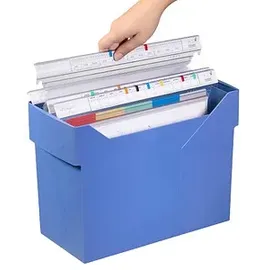 M&M Hängeregister-Box ohne Mappen bis DIN A4 Blau