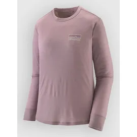 Patagonia Damen Cap Cool Merino Graphic Longsleeve (Größe XS, lila)