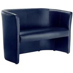 Deskin Clubsofa Kunstleder dunkelblau Elegant, bequem und einladend 4255704320862 DESKIN