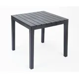 PROGARDEN Tisch Quadratisch Bali Ipae progarden - Black - One Size