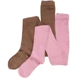 MINYMO Strumpfhose "Stocking-rib (2-pack) orchid haze (583) 92/98