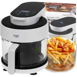 Adler Heißluftfritteuse AD 6316 Weiß