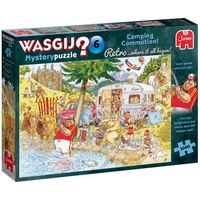 JUMBO Spiele Jumbo Wasgij Retro Mystery 6 Camping-Wahnsinn 1000