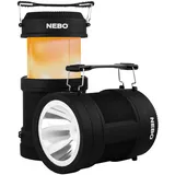 Nebo Big Poppy - 300 Lumen, tragbare USB-Taschenlampe, Laterne und Scheinwerfer - 4 Lichtmodi, bis zu 15 Stunden Akkulaufzeit, 2600mAh Power Bank - Campinglicht - Camping Zubehör