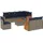 vidaXL Garten-Lounge-Set 9-tlg. grau