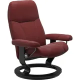 Stressless Stressless® Relaxsessel »Consul« mit Classic Base, Größe M, Gestell Schwarz rot