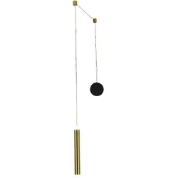 Prado Messing Dezentrale Pendelleuchte - Fabas Luce - 6,5W dimmbare LED - Dezentrale Montage