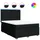 vidaXL Boxspringbett 140 x 200 cm Schwarz