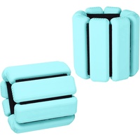 2 PCS Handgelenkgewichte Knöchelgewichte Set Gewichtsmanschetten für Fuß oder Handgelenk auf Bewegung Gehen Joggen Yoga Aerobic Pilates Gewicht Fitness Armband (black) (blue)