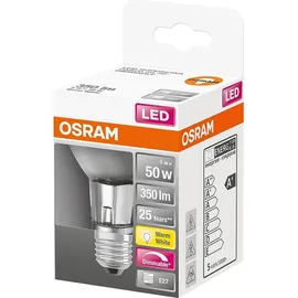 Osram LED Reflektorlampe mit E27 6,4W ersetzt 50W Warmweiß