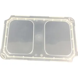 Surplus Eurobox-System Deckel für Einsatzkasten 1/4 gekreuzt Transparent