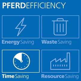 pferd tools Kettensägenschärf-Set 5,16 mm 13/64 für Kettenteilung 3/8 in Rolltasche