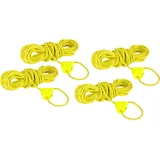 Tatonka Storm Line 2mm Reflective 4 x 4m Abspannleine, Yellow,