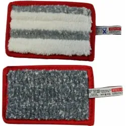 Arcora Handpad Double Scrub & Abrasive, 16 x 10 cm MFHP1016RO , Farbe: rot