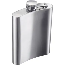 Westmark "Delan", silber (silberfarben), Edelstahl, Trinkflaschen, Edelstahl, mit Trichter, 236 ml