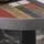 GGM Möbel Bistro Loungetisch Ø 70 x 41 cm Vintage Bunt/Schwarz