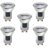 NCC-Licht 5 x LED Leuchtmittel kleiner Reflektor MR11 2W = 20W GU10 230V 150lm warmweiß 3000K 36°
