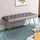 Homcom Sitzbank Schuhbank 116 x 44,5 x 49 cm grau / grau
