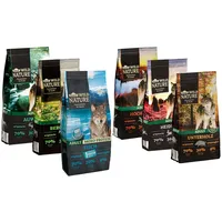 Dehner Wild Nature Hundetrockenfutter Adult, Probier-Set, verschiedene Sorten, 6 x 1 kg