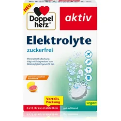 Doppelherz Elektrolyte Brausetabletten Komplex von Vitaminen, Mineralien und Spurenelementen 6x15 TABL