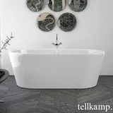 Tellkamp Easy Freistehende Oval-Badewanne, 0100-076-00-A/WG,